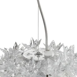 Lámpara colgante LED diseño Bloom 28cm traslúcido