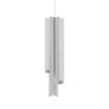 Lámpara colgante LED Dorica de IDEAL LUX, blanca, Ø 9 cm, metal, 3 luces