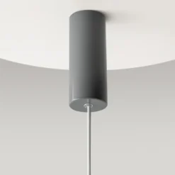 Lámpara colgante LED Gerhard de Maytoni, Ø 40 cm, gris, metal
