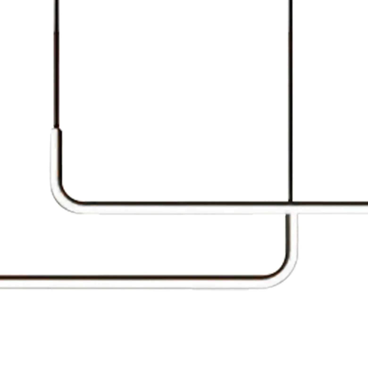 Lámpara colgante LED Horizon, metal, negro, 4000 K