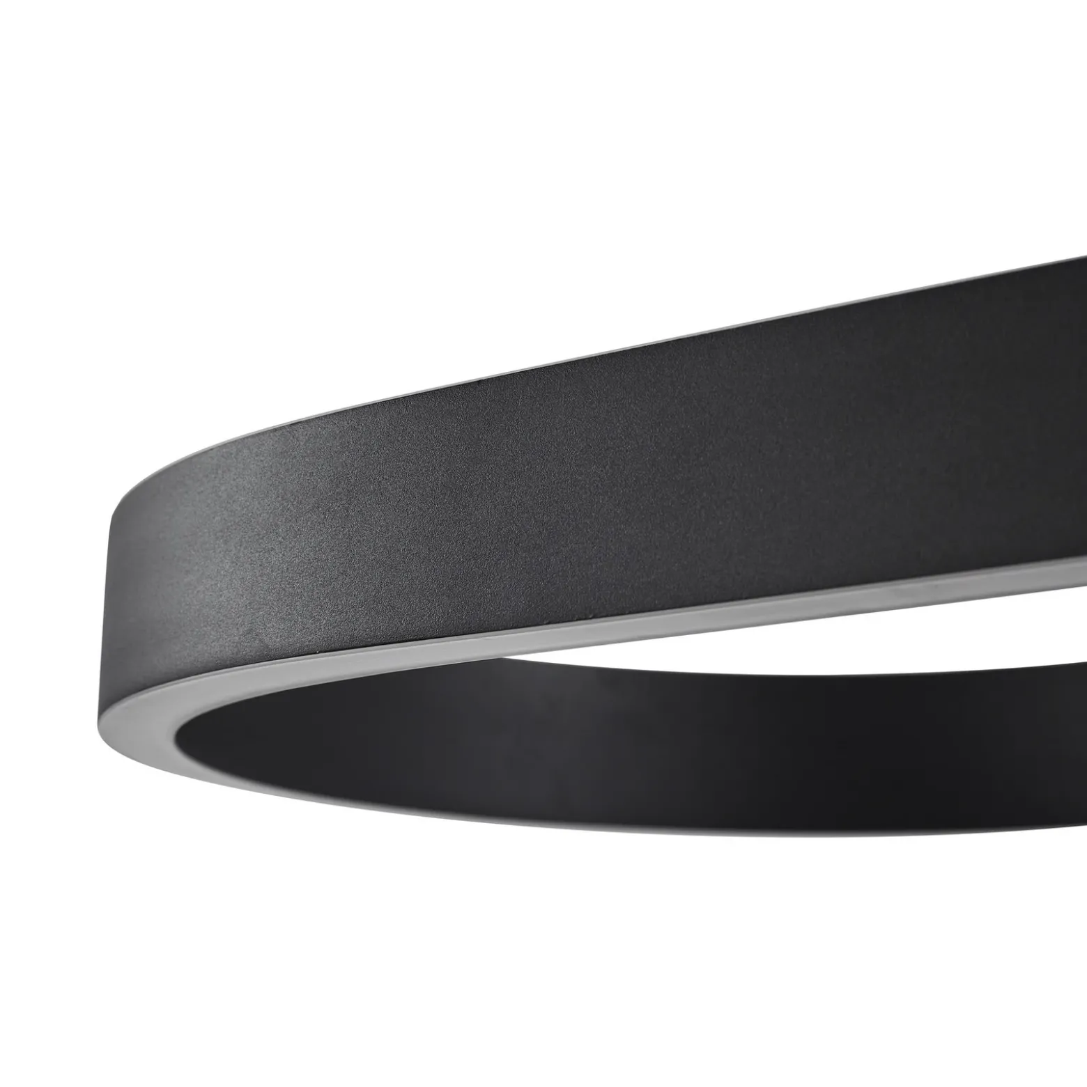 Lámpara colgante LED inteligente Lucande Melinay, negro, CCT, Tuya