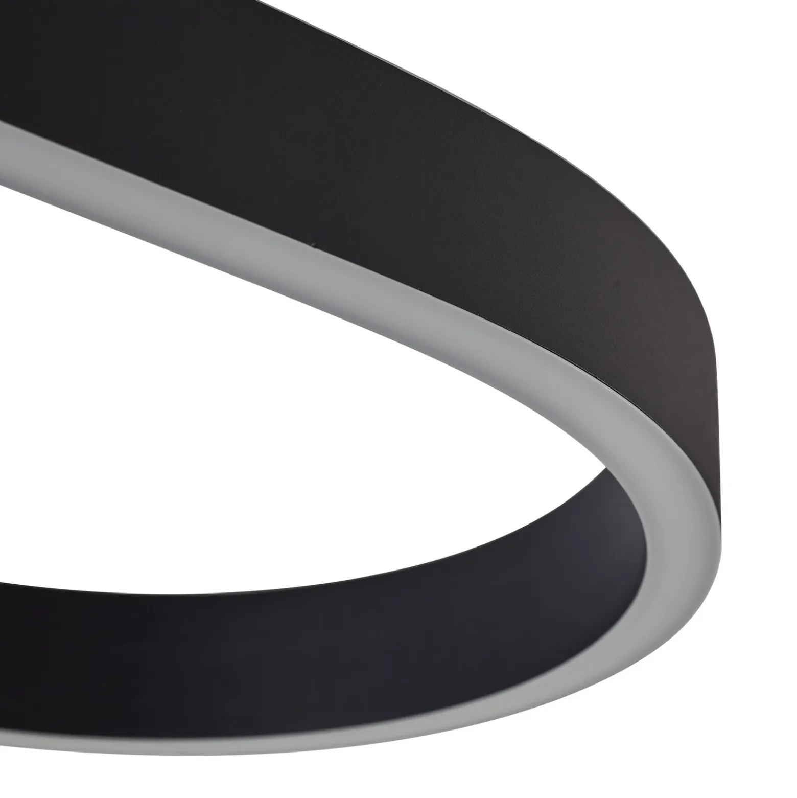 Lámpara colgante LED inteligente Lucande Melinay, negro, CCT, Tuya