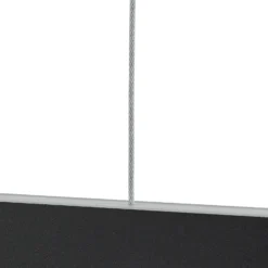 Lámpara colgante LED inteligente Lucande Mylosh, negra, CCT, Tuya