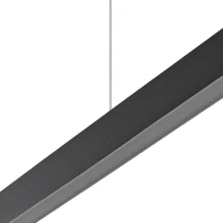 Lámpara colgante LED inteligente Lucande Mylosh, negra, CCT, Tuya