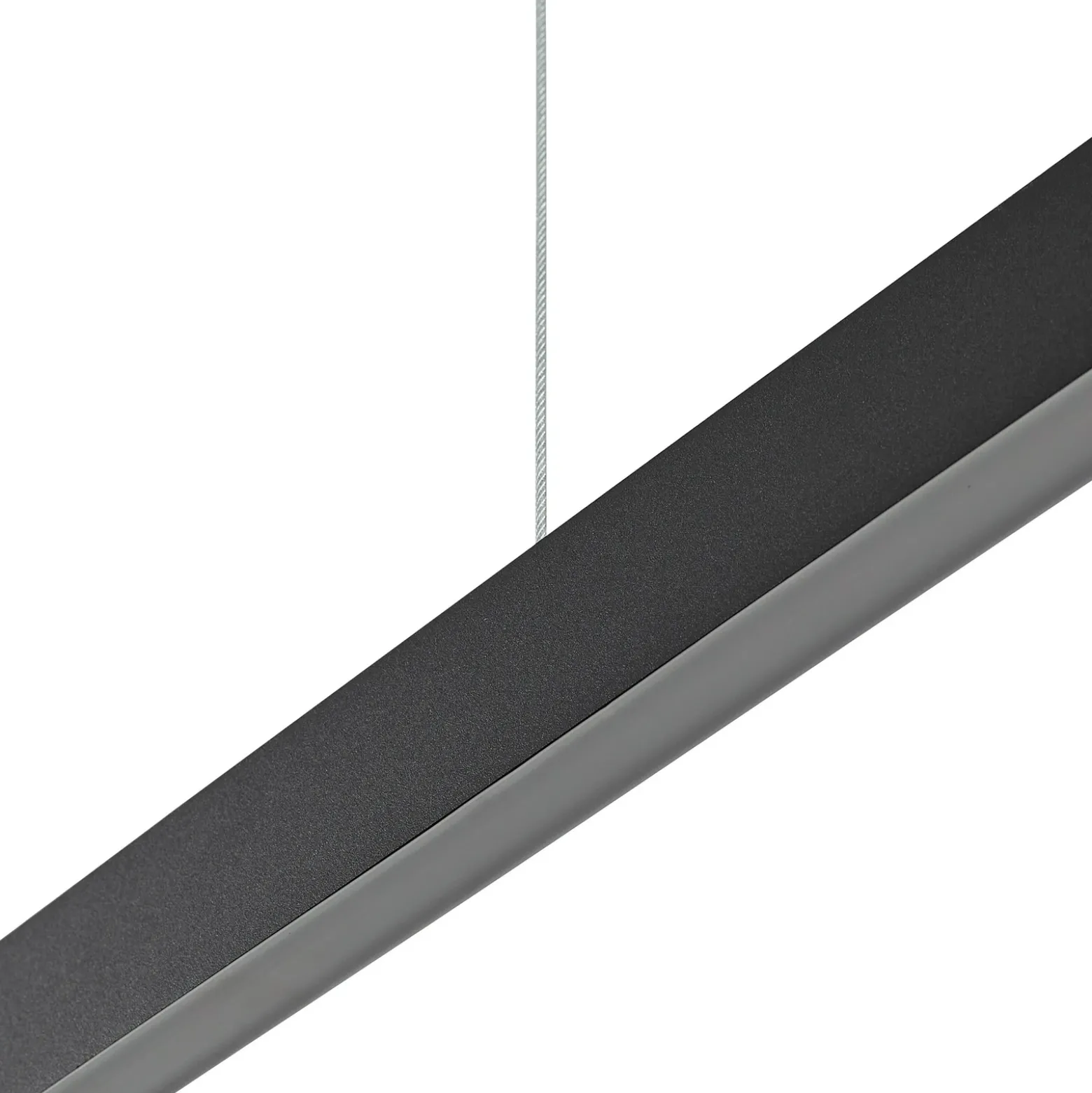 Lámpara colgante LED inteligente Lucande Mylosh, negra, CCT, Tuya