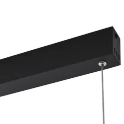 Lámpara colgante LED inteligente Lucande Mylosh, negra, CCT, Tuya