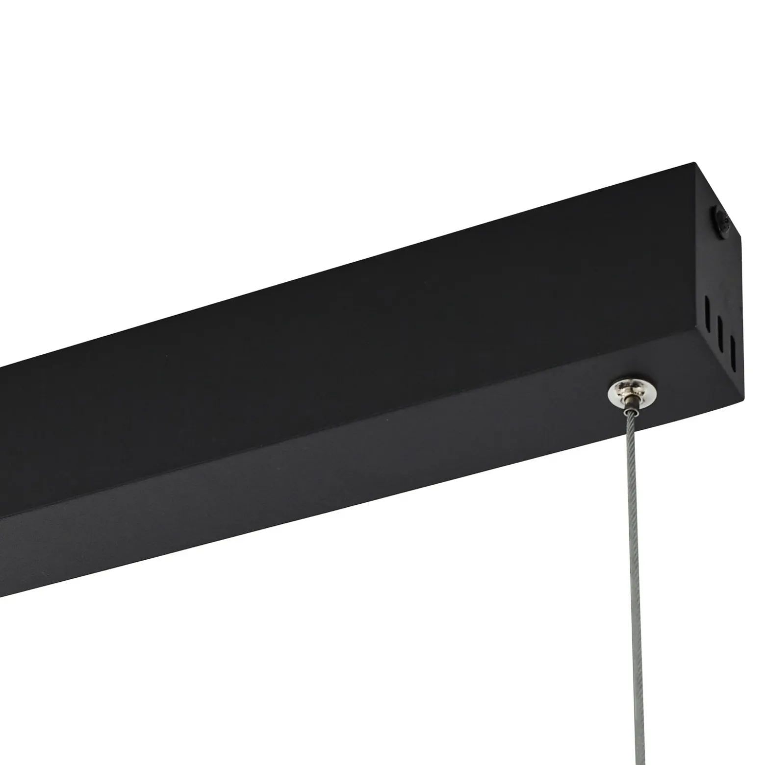 Lámpara colgante LED inteligente Lucande Mylosh, negra, CCT, Tuya