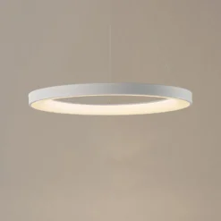 Lámpara colgante LED inteligente Niseko II, Ø 50 cm, blanca, CCT, atenuable