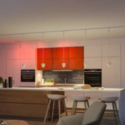 Lámpara colgante LED inteligente Paulmann URail Tyros, blanco señal, ZigBee