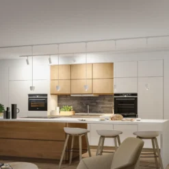 Lámpara colgante LED inteligente Paulmann URail Tyros, blanco señal, ZigBee