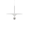Lámpara colgante LED «Kantarell» de New Works, Ø 60 cm, níquel