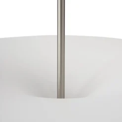 Lámpara colgante LED «Kantarell» de New Works, Ø 60 cm, níquel