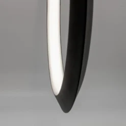 Lámpara colgante LED Kitesurf, 2 luces, negra