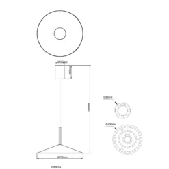 Lámpara colgante LED Lampone, color arena, Ø 47 cm, metal, Soft-Lift