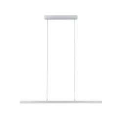 Lámpara colgante LED Lento de Paulmann, cromada, 100 cm, luz hacia