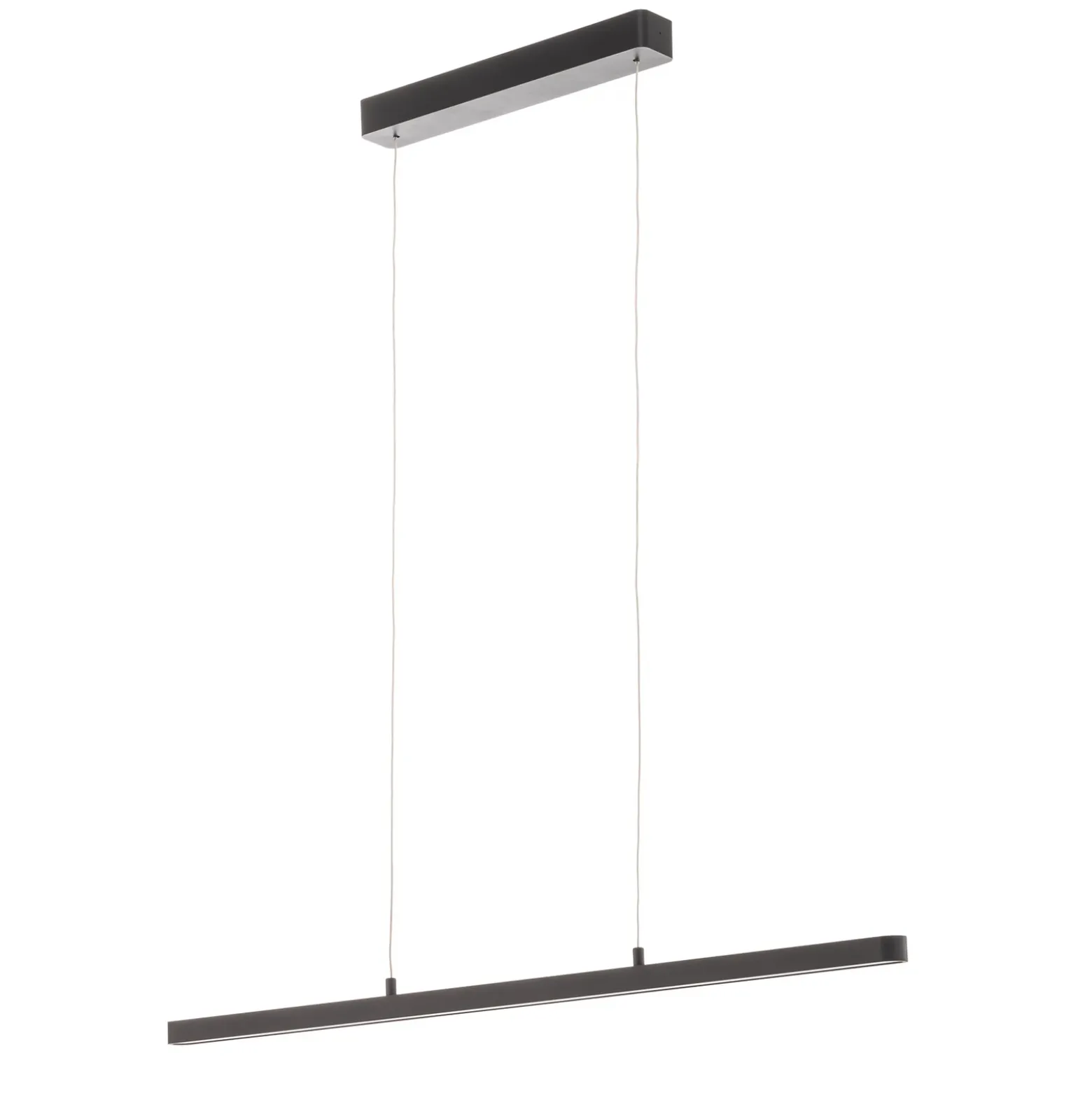 Lámpara colgante LED Lento de Paulmann, negra, 100 cm, luz hacia arriba/abajo,
