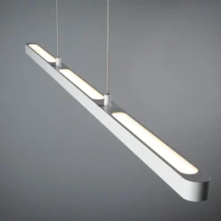 Lámpara colgante LED Lento de Paulmann, blanca, 100 cm, luz hacia arriba/abajo,