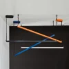 Lámpara colgante LED LOOM DESIGN Belto, azul