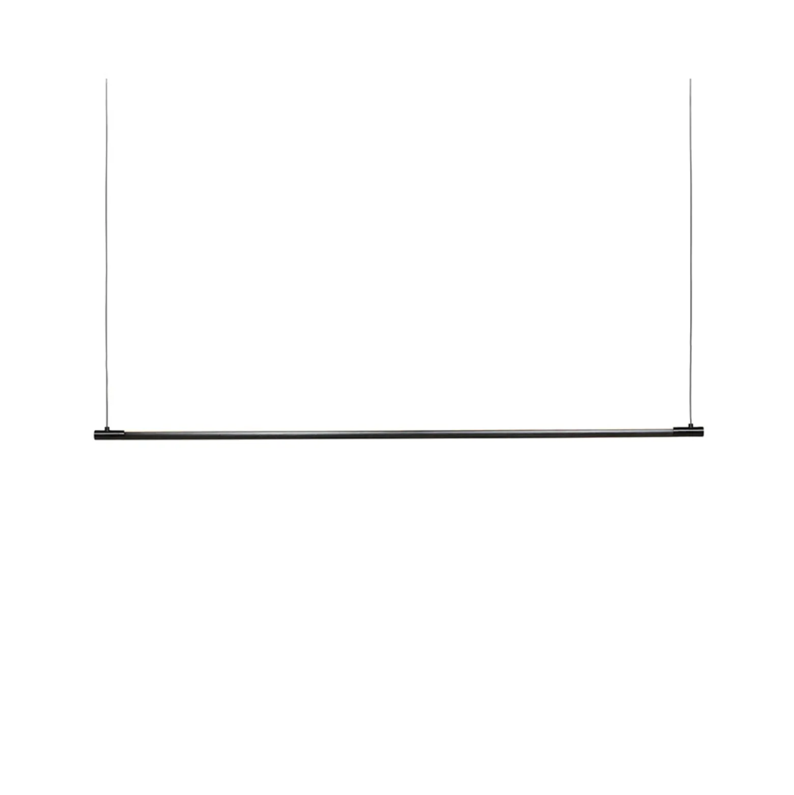 Lámpara colgante LED LOOM DESIGN Straw 150, negra, aluminio