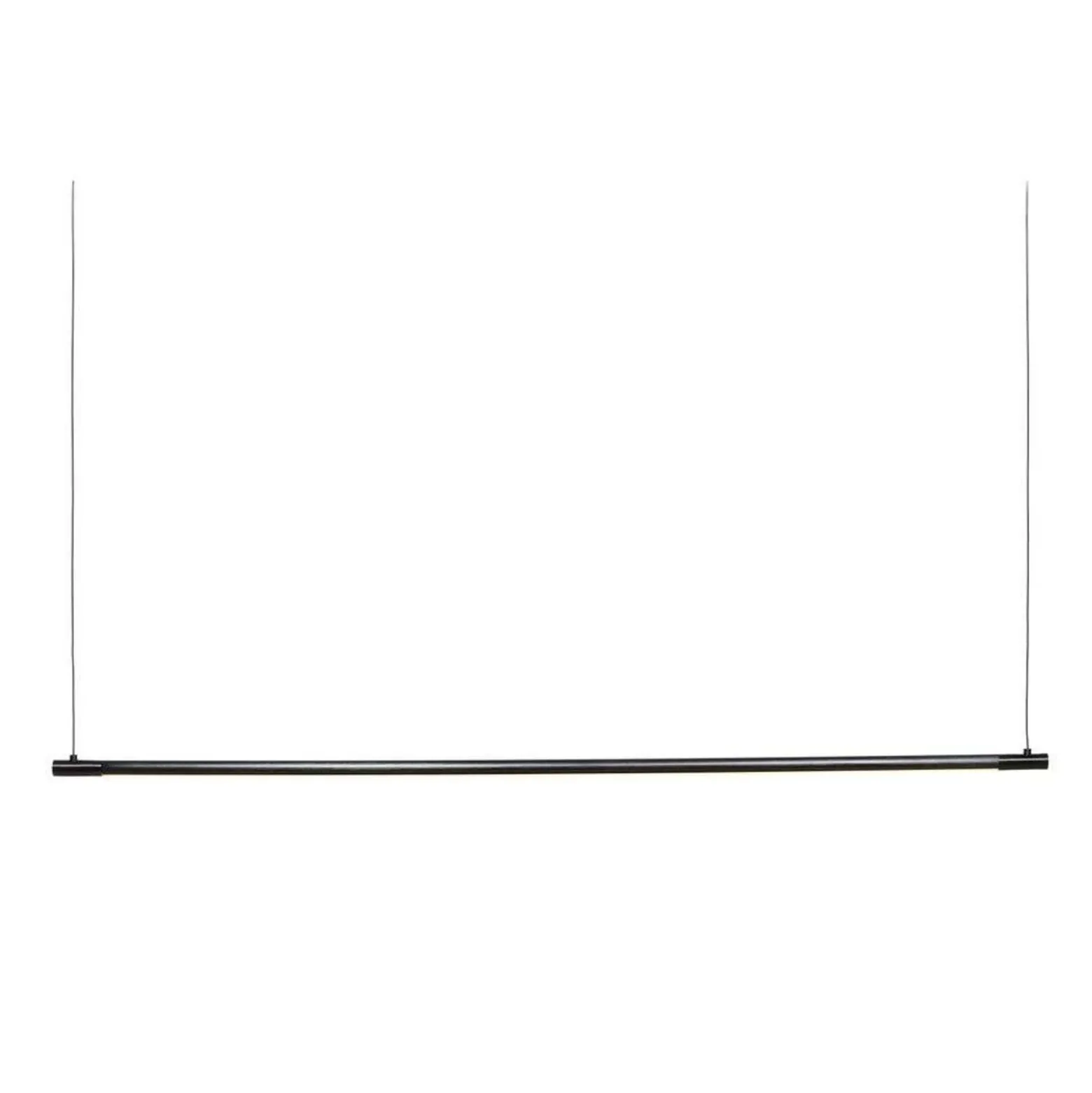 Lámpara colgante LED LOOM DESIGN Straw 150, negra, aluminio