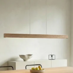 Lámpara colgante LED Lucande Annetta, 117 cm, CCT, atenuable