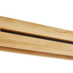 lámpara colgante LED Lucande Darnor, madera, CCT, longitud 100 cm