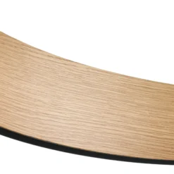 Lámpara colgante LED Lucande Daelor, negro/madera, CCT, atenuable