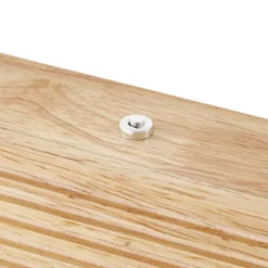Lámpara colgante LED Lucande Emara, madera clara, roble, CCT