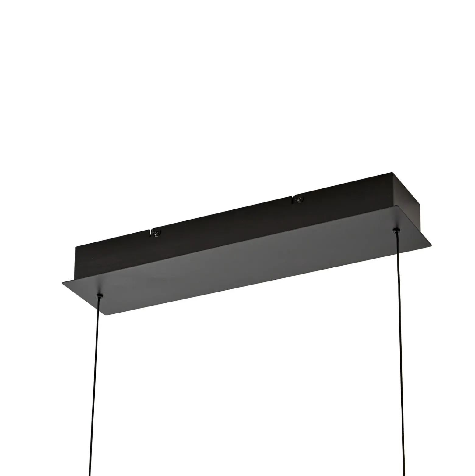 Lámpara colgante LED Lucande Emara, madera oscura, roble, CCT