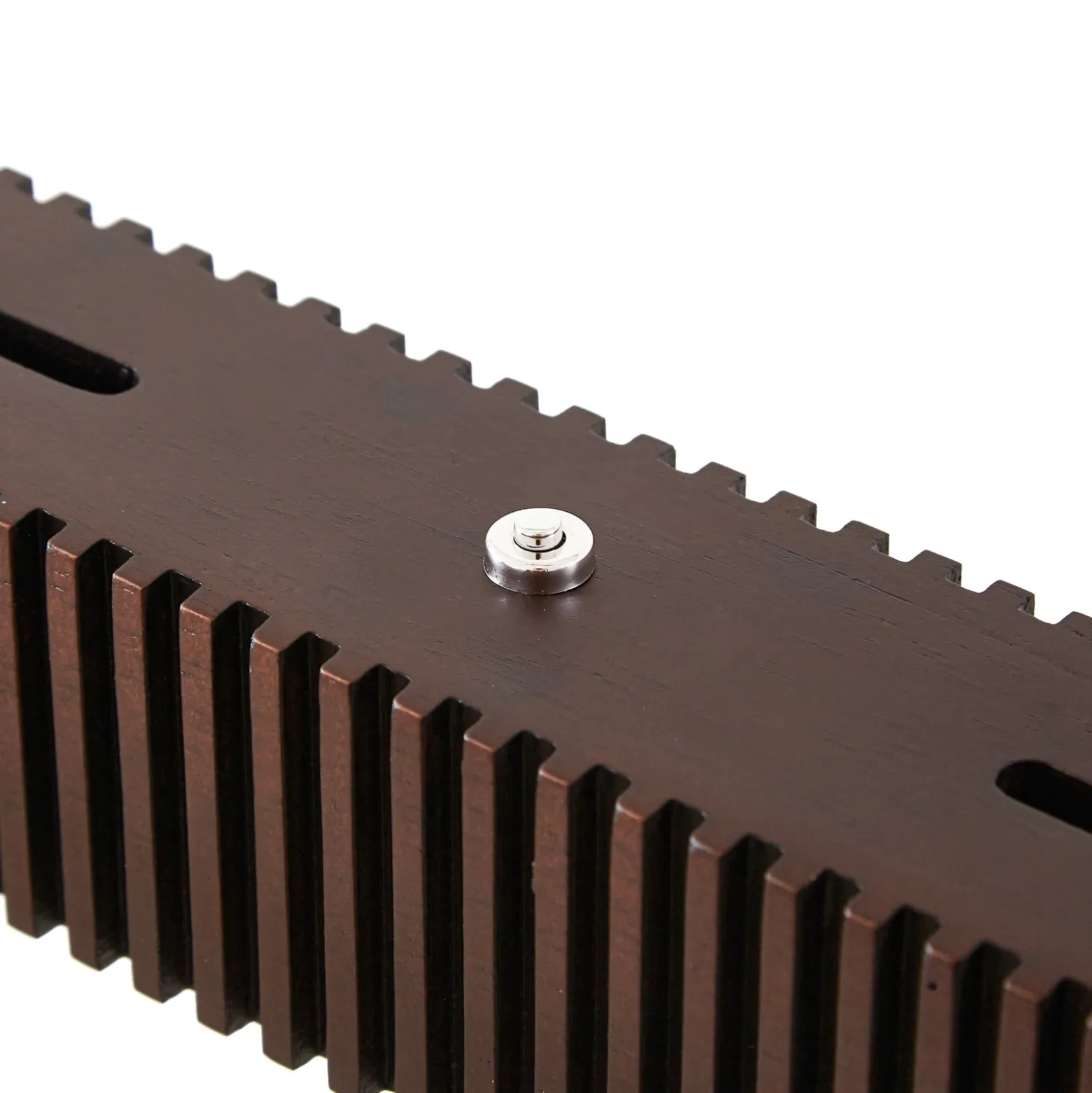 Lámpara colgante LED Lucande Emara, madera oscura, roble, CCT