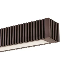 Lámpara colgante LED Lucande Emara, madera oscura, roble, CCT