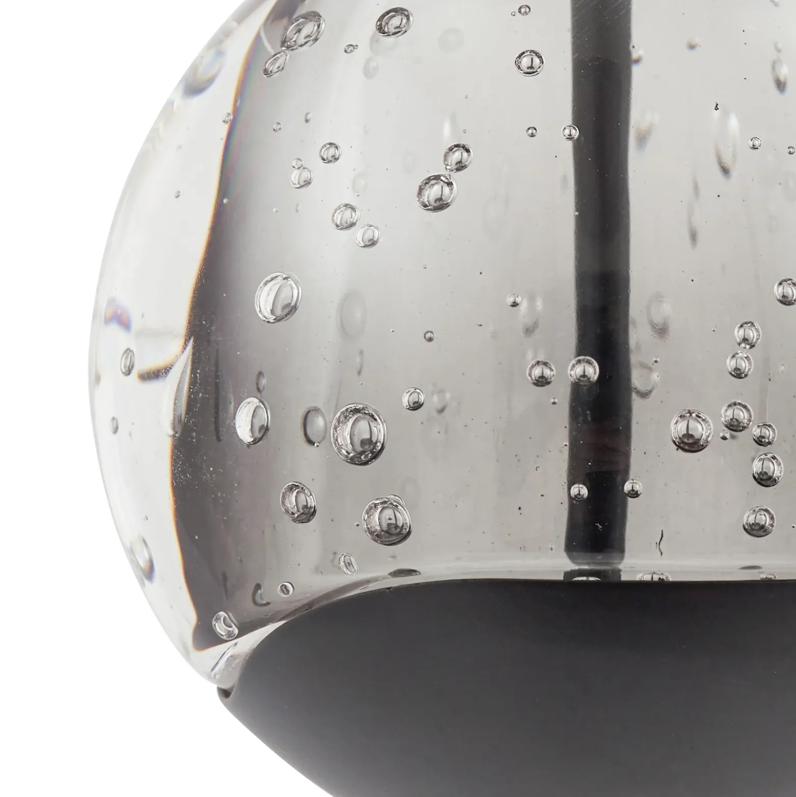 Lámpara colgante LED Lucande Hayley, negra, 5 luces, alargada