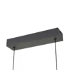 Lámpara colgante LED Lucande Martis, ámbar, 4 luces, atenuable