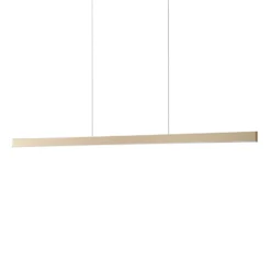 Lámpara colgante LED Lucande Mylosh, dorada, 150 cm, CCT, atenuable