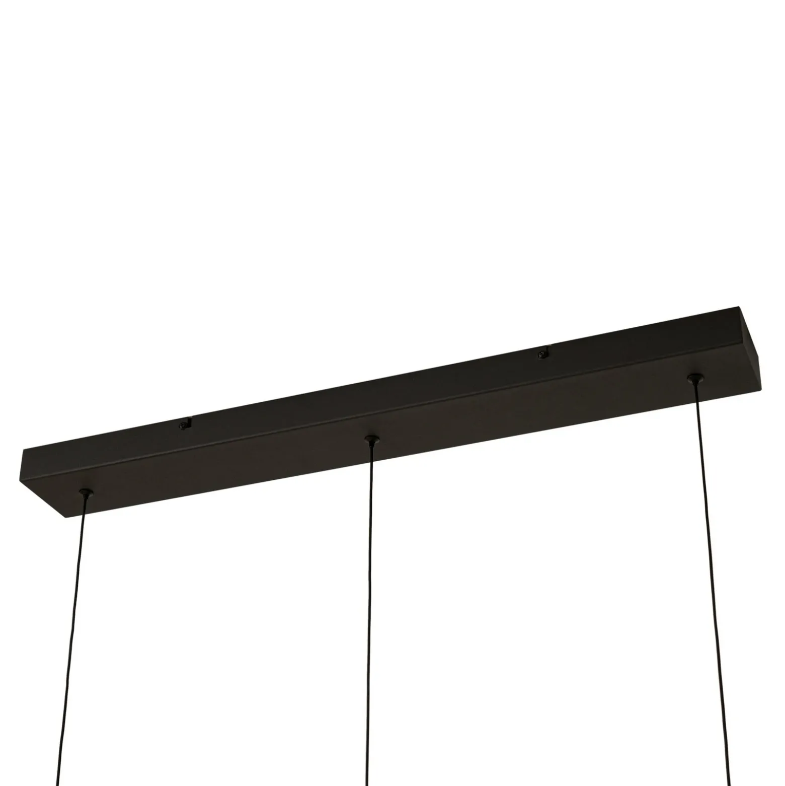 Lámpara colgante LED Lucande Martis, ámbar, 3 luces, atenuable