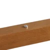 Lámpara colgante LED Lucande Nihalo, madera, 122 cm, atenuable, CCT