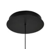 Lámpara colgante LED Lucande Rovan, Ø 60 cm, negro, CCT, atenuable