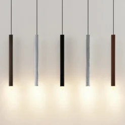 Lámpara colgante LED Lucande Stoika, 88 cm, 5 luces, metal