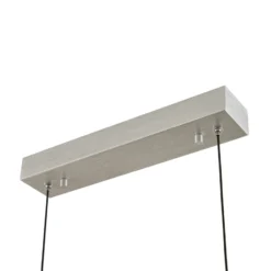 Lámpara colgante LED Lucande Torven, aluminio, CCT, extensible