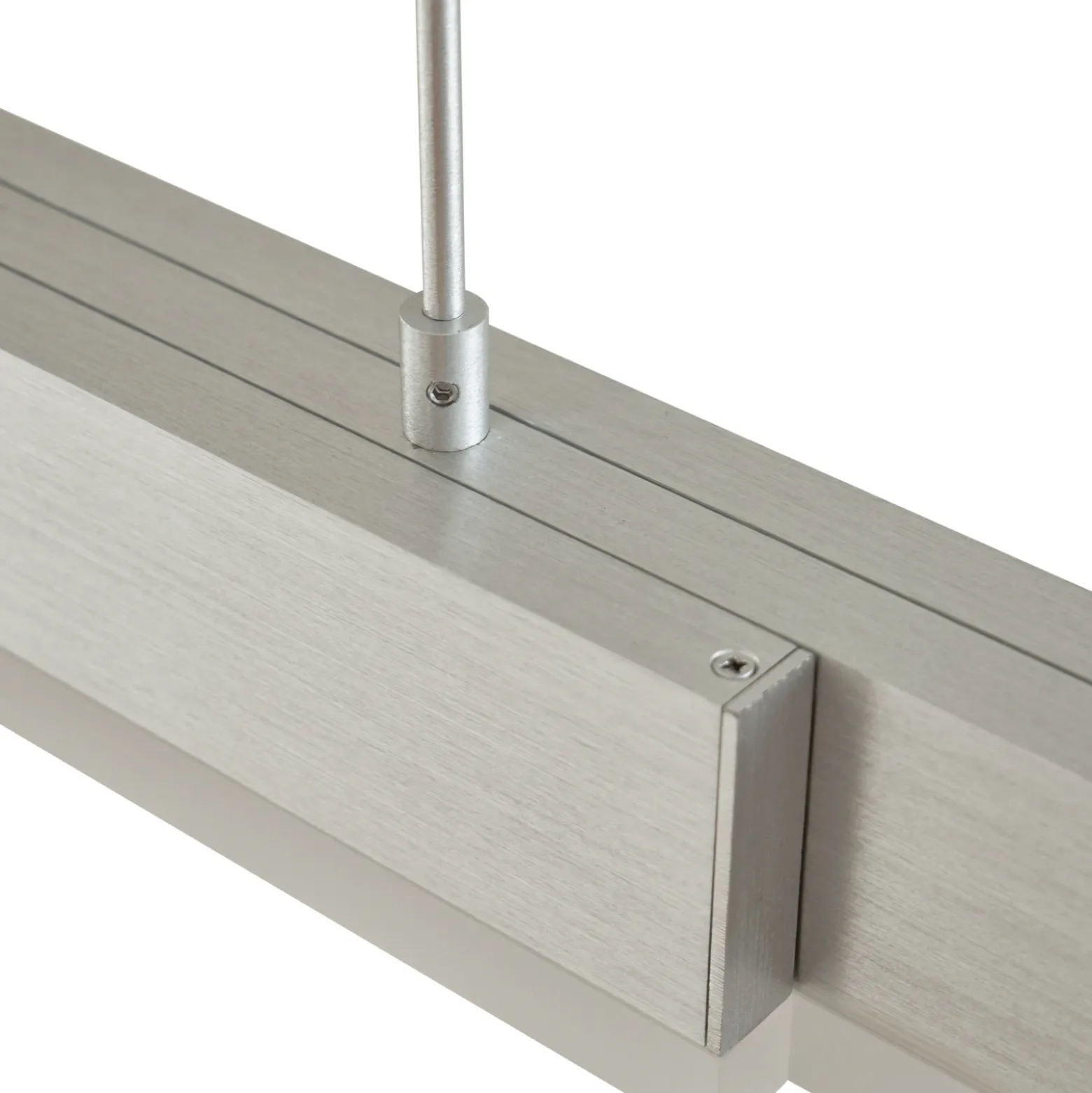 Lámpara colgante LED Lucande Torven, aluminio, CCT, extensible