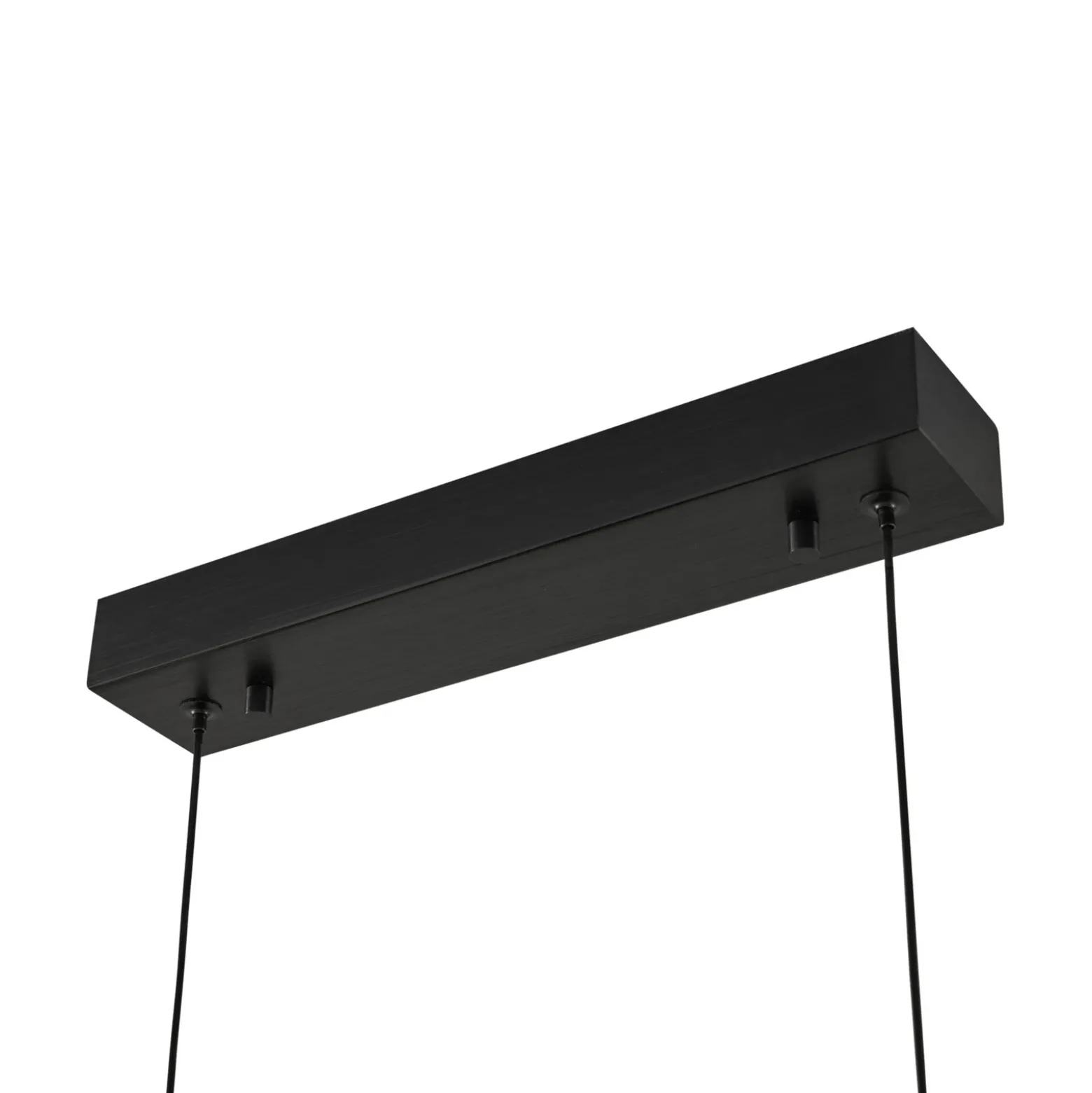 lámpara colgante LED Lucande Torven, negra, CCT, extensible