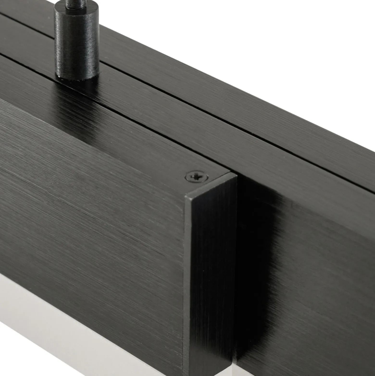 lámpara colgante LED Lucande Torven, negra, CCT, extensible