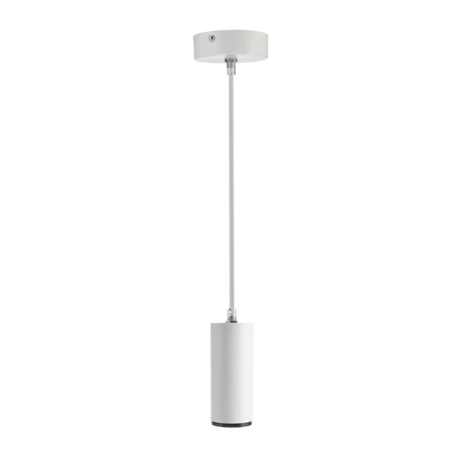 lámpara colgante LED Lucea 6, blanca, aluminio, 2700 K