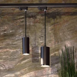 Lámpara colgante LED Lucea trifásica 15 W negra