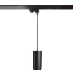 Lámpara colgante LED Lucea trifásica 15 W negra