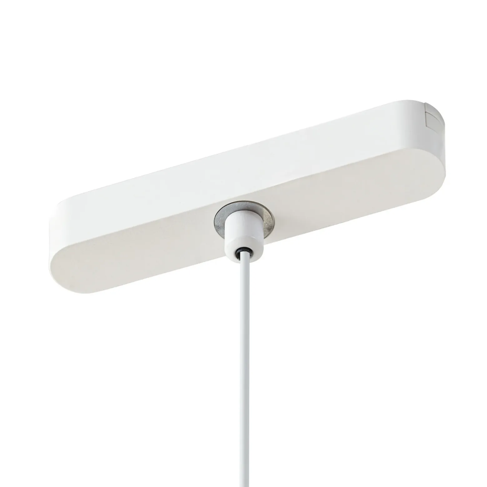 Lámpara colgante LED Lumaro de Lindby, blanca, 27 cm, 48 V, atenuable