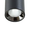 Lámpara colgante LED Lumaro de Lindby, negra, 27 cm, 48 V, atenuable