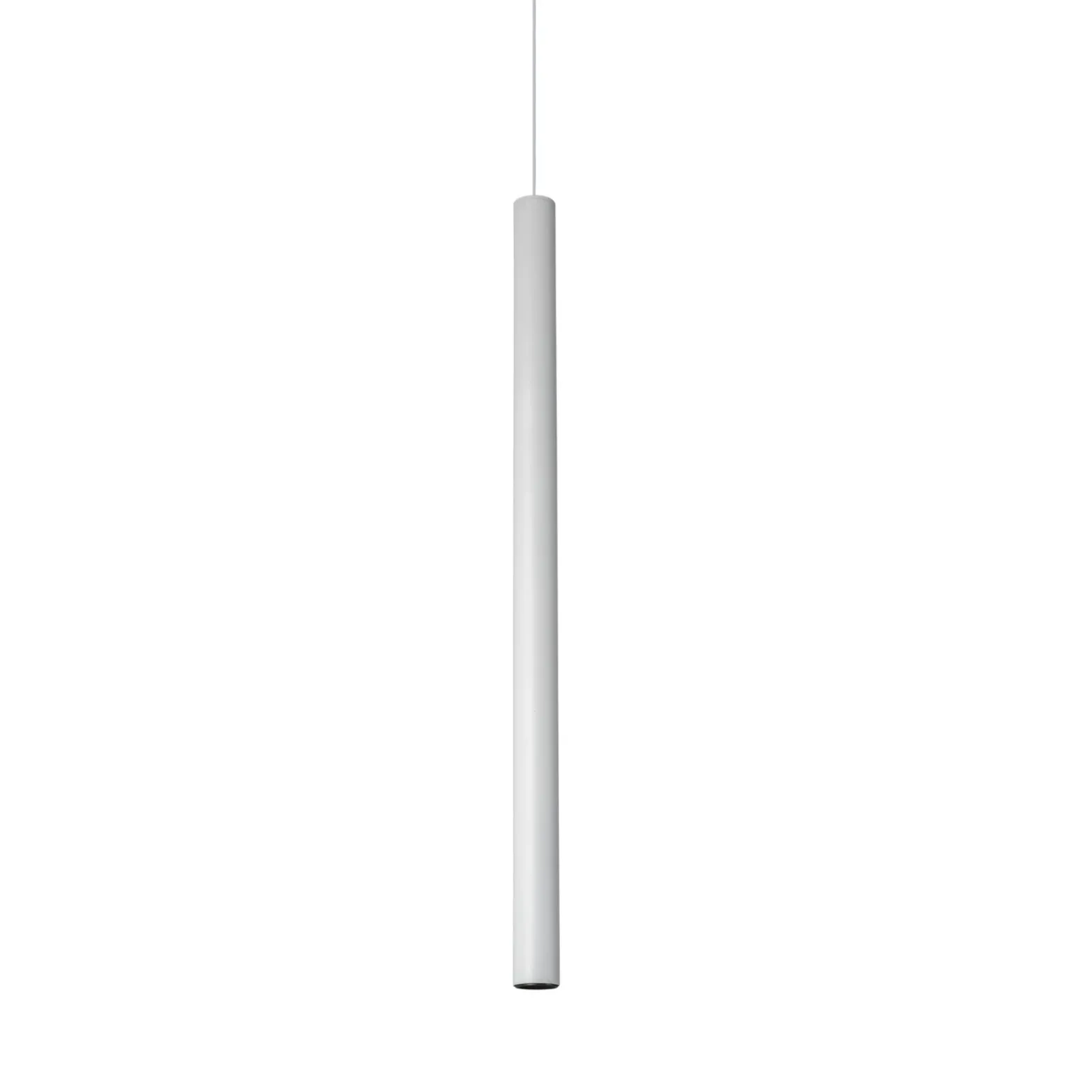 Lámpara colgante LED Lumaro de Lindby, blanca, Ø 3 cm, aluminio, 48 V, atenuable