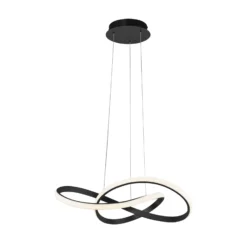 Lámpara colgante LED Maria, atenuable 3 veces, negra