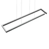 Lámpara colgante LED Marisa-100, negro mate, 100 x20cm